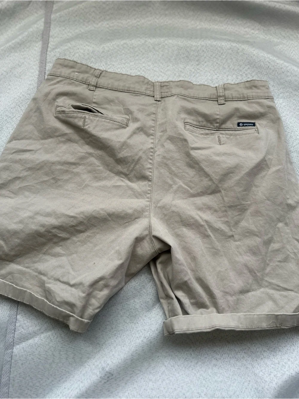 Sperry Men's Tan Casual Cargo Shorts